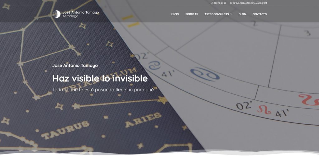 Web de José Antonio Tamayo